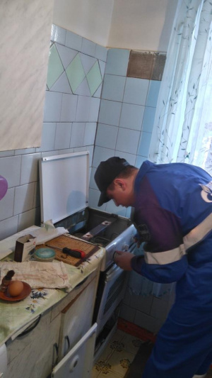 ООО "Газпром межрегионгаз Север" совместно с МЧС  проводят  рейды по проверке газового оборудования