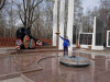Специалисты «Газпром газораспределение Север» провели техническое обслуживание мемориальных комплексов Вечный огонь