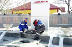 В п. Голышманово Тюменской области подключили к сетевому газу Вечный огонь